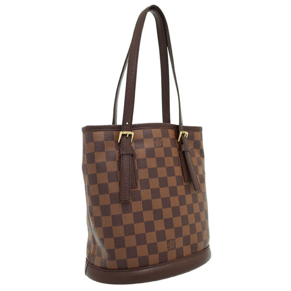 Louis Vuitton Bag Ebene Bucket Damier Pouch Brown Marais